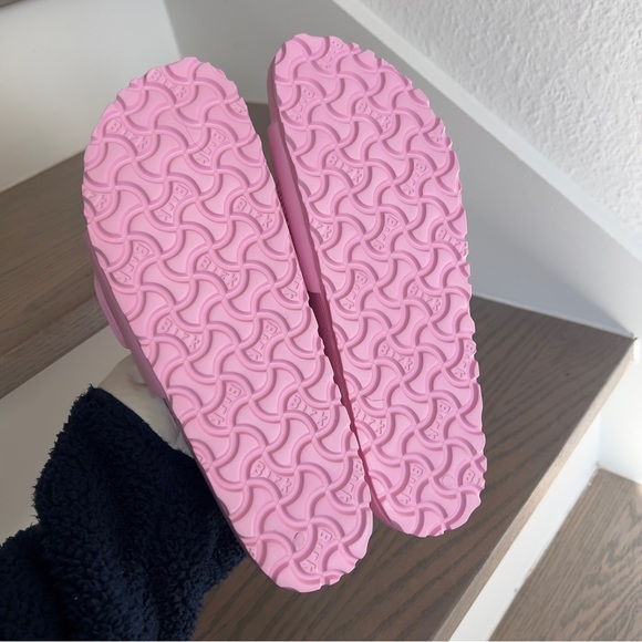 NWOT Birkenstock Madrid Big Buckle Eva Rubber Sandals in Fondant Pink - Picture 6 of 6